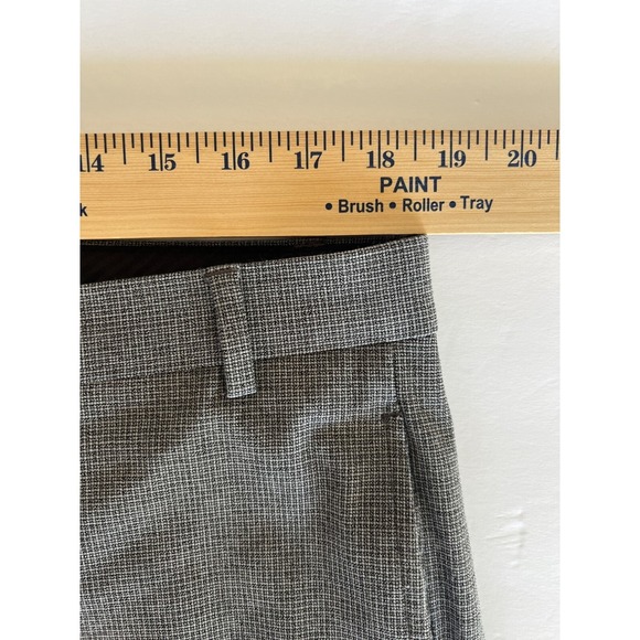 Calvin Klein Mens Slim Fit Dress Pants 38x32 Flat Front Gray Trousers - Picture 6 of 9